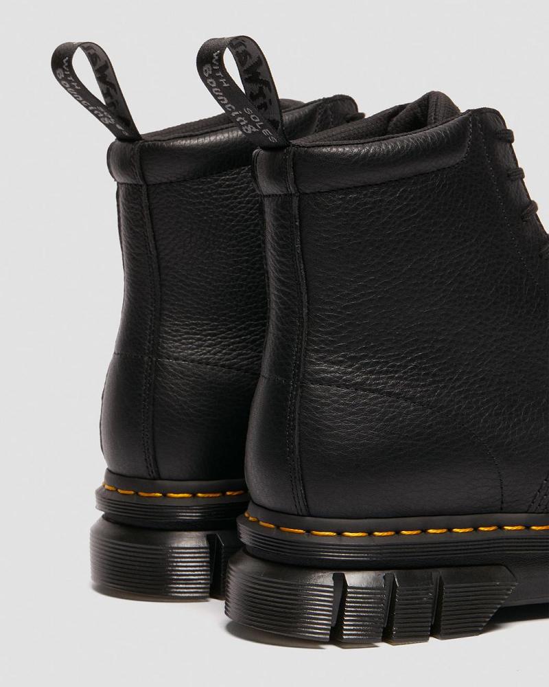 Botas Plataforma Dr Martens Rikard Lunar Cuero Hombre Negros | MX 248NWY